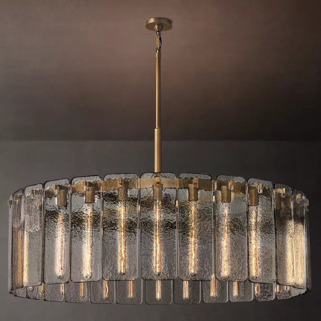 Calamette Glass Round Chandelier 48"