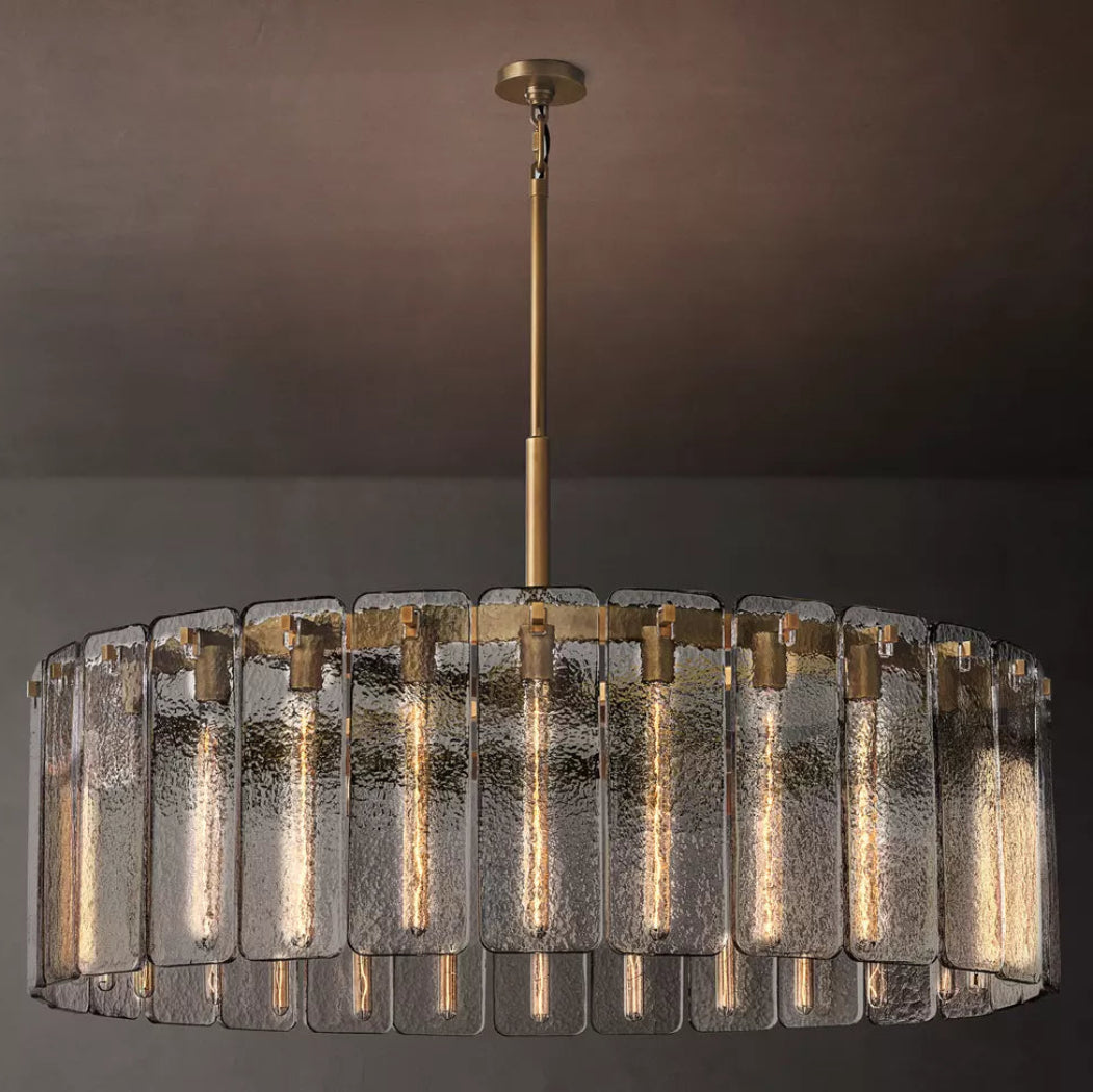 Calamette Glass Round Chandelier 48"
