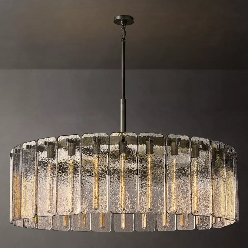 Calamette Glass Round Chandelier 48"