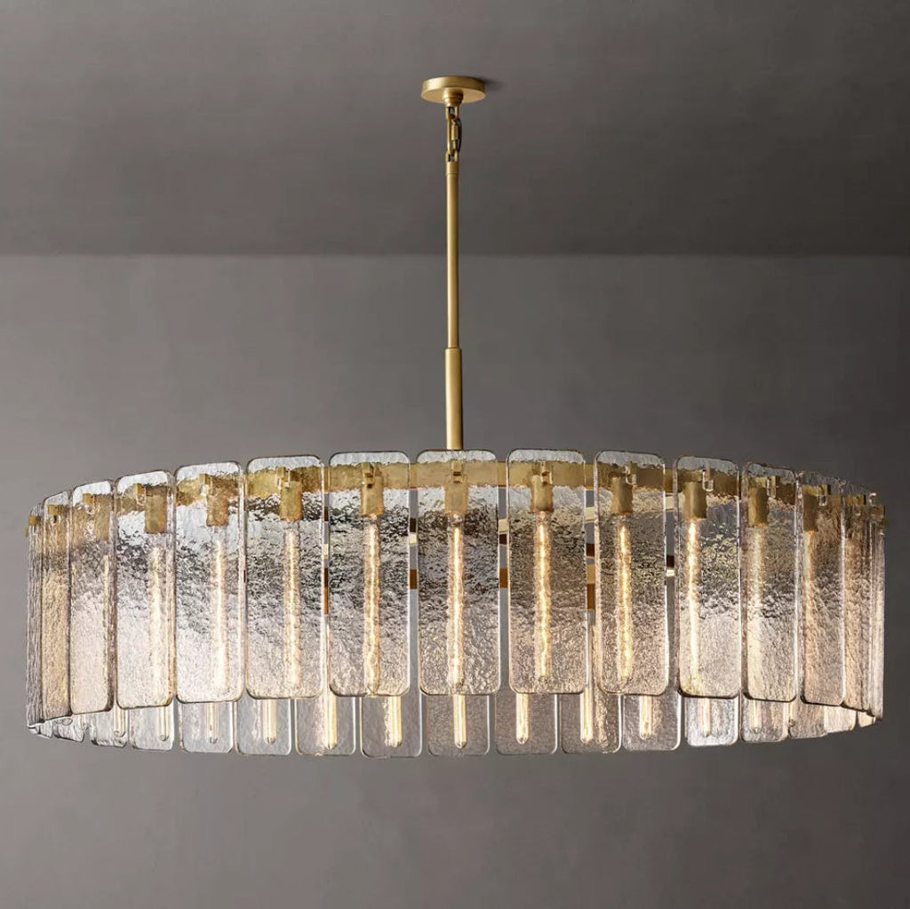 Calamette Glass Round Chandelier 60"