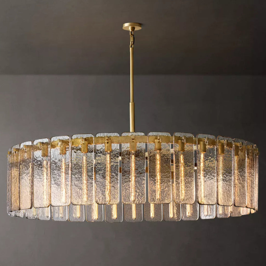 Calamette Glass Round Chandelier 60"