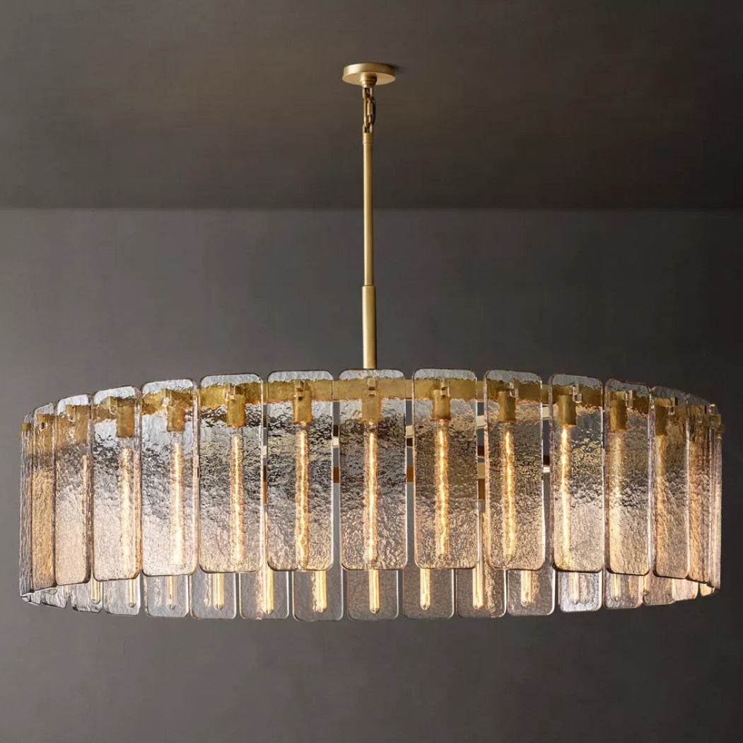 Calamette Glass Round Chandelier 60"