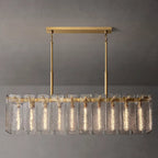 Calamette Glass Rectangular Chandelier 60"