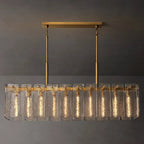 Calamette Glass Rectangular Chandelier 60"