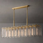 Calamette Glass Rectangular Chandelier 60"