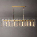Calamette Glass Rectangular Chandelier 72"