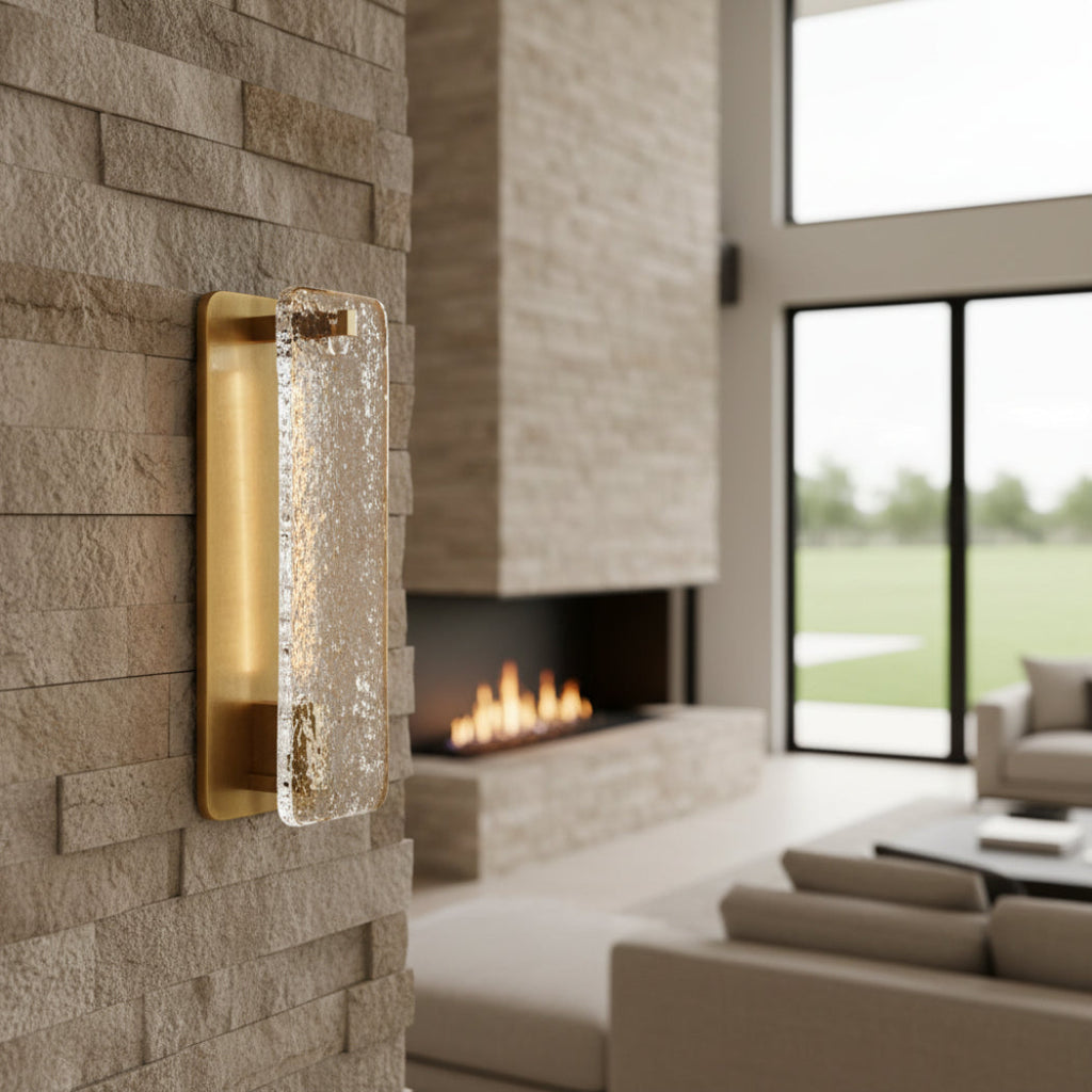 Calamette Glass Wall Sconce 12"/16"
