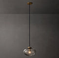 Cabrette Clear/Amber Glass Pendant