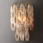 Chiara Smoke/Clear Sconce 20"/31"