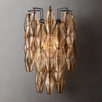 Chiara Smoke/Clear Sconce 20"/31"
