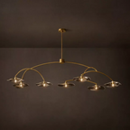 Lily Clear Glass Round Chandelier 54"/72"/84"/96"