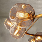 Bubble Clear Glass Round Chandelier 36" 48" 60" 72" 84"