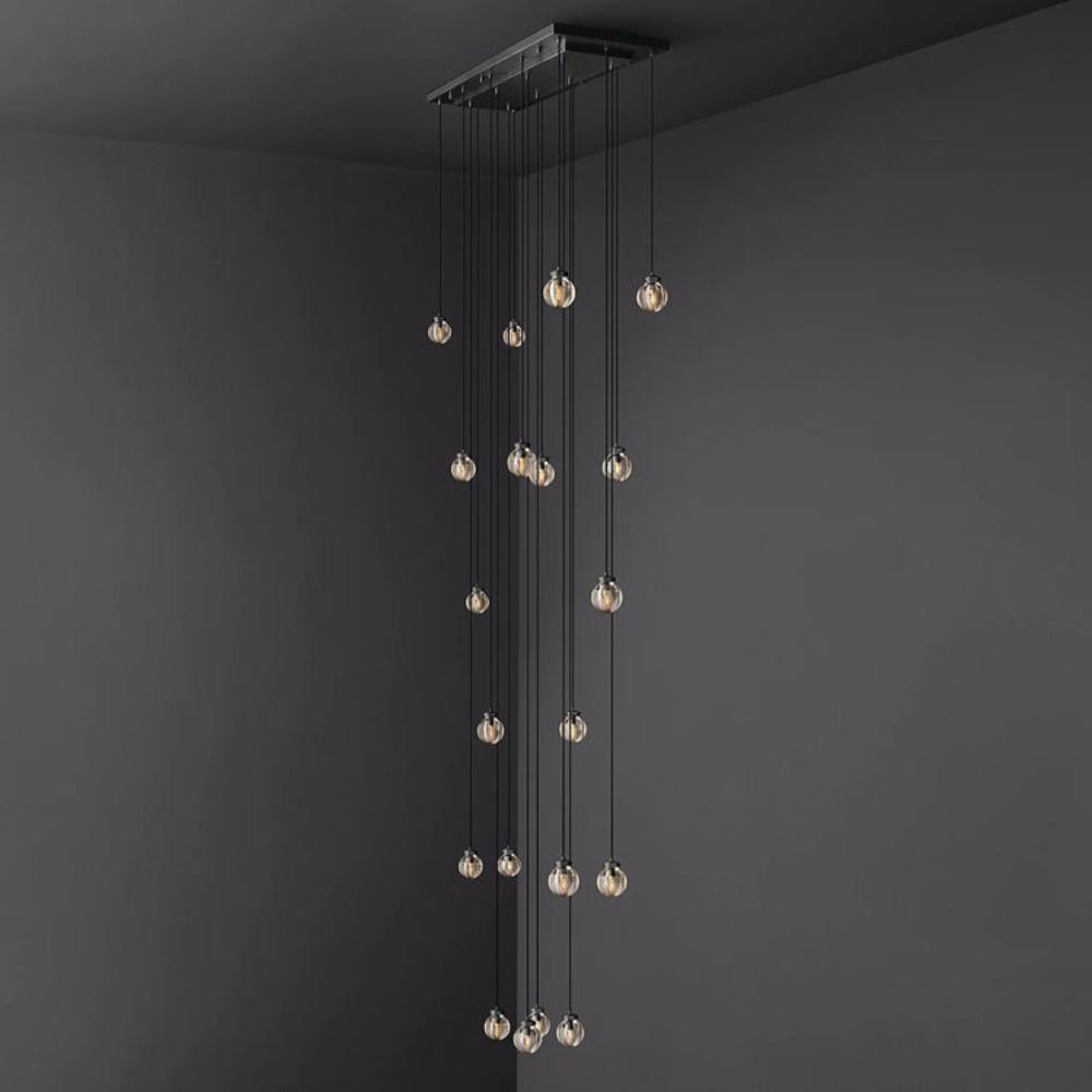Pearl Linear Glass Chandelier