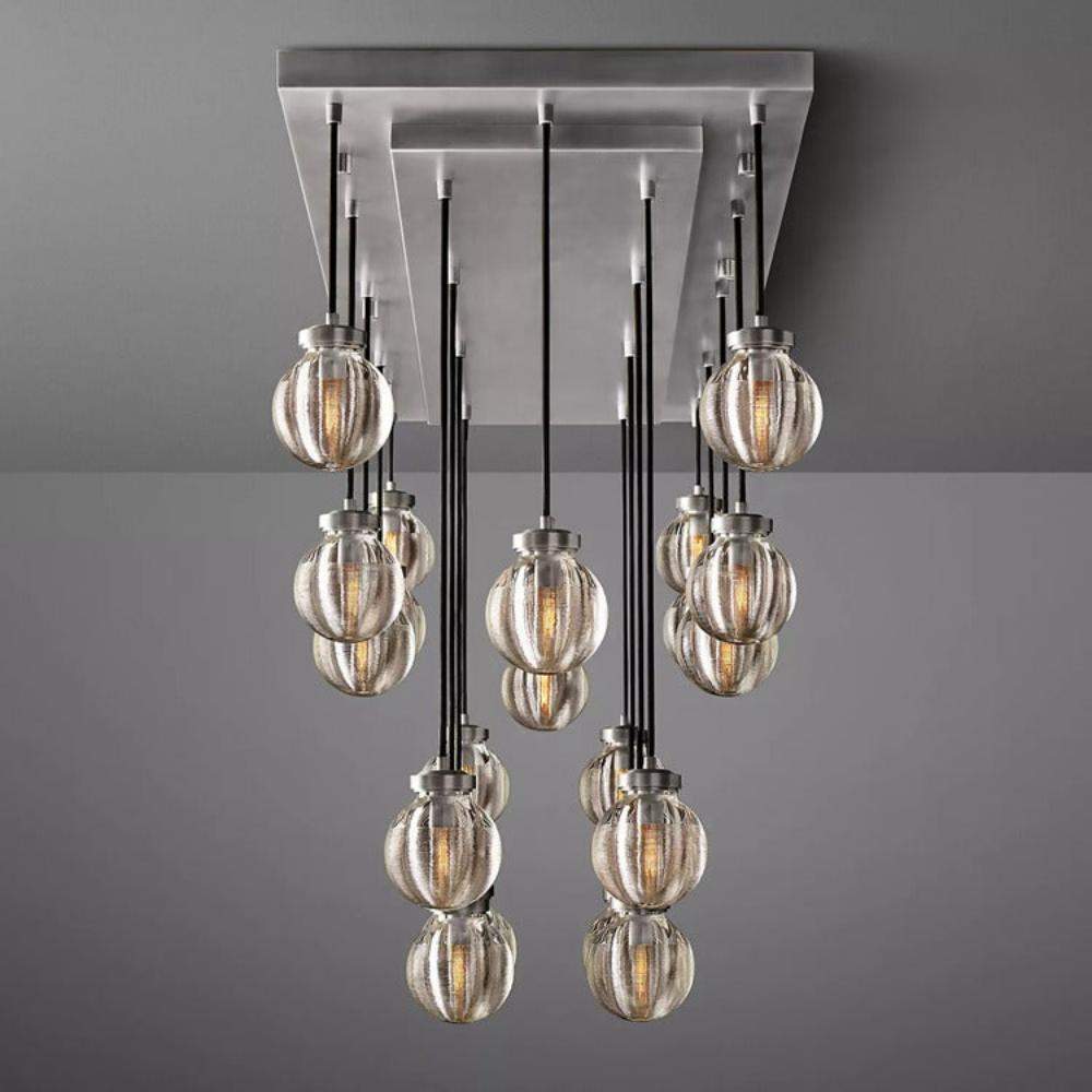 Pearl Linear Glass Chandelier