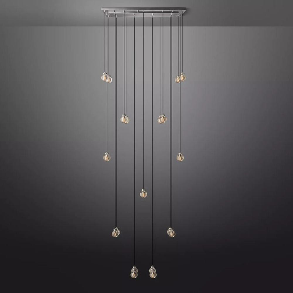 Pearl Linear Glass Chandelier