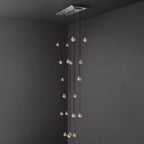 Pearl Linear Glass Chandelier