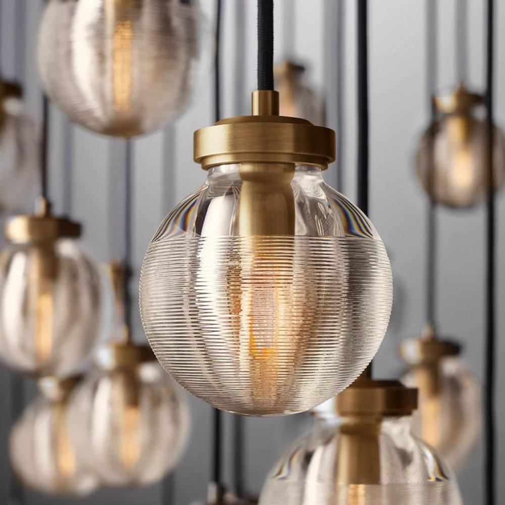 Pearl Linear Glass Chandelier