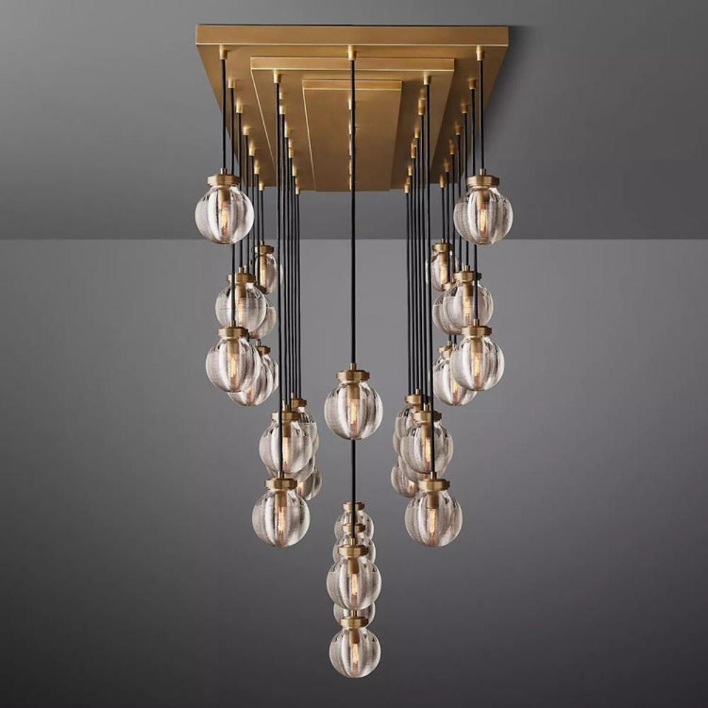 Pearl Linear Glass Chandelier