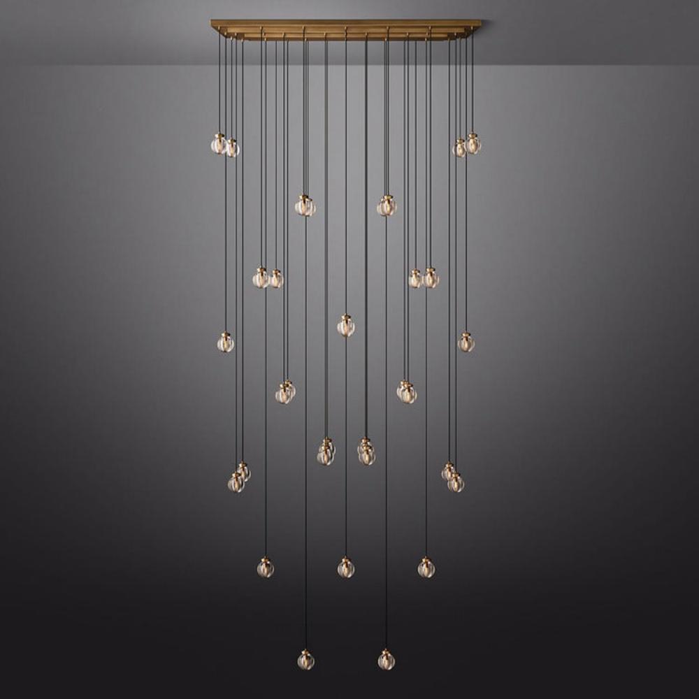 Pearl Linear Glass Chandelier
