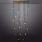 Pearl Linear Glass Chandelier