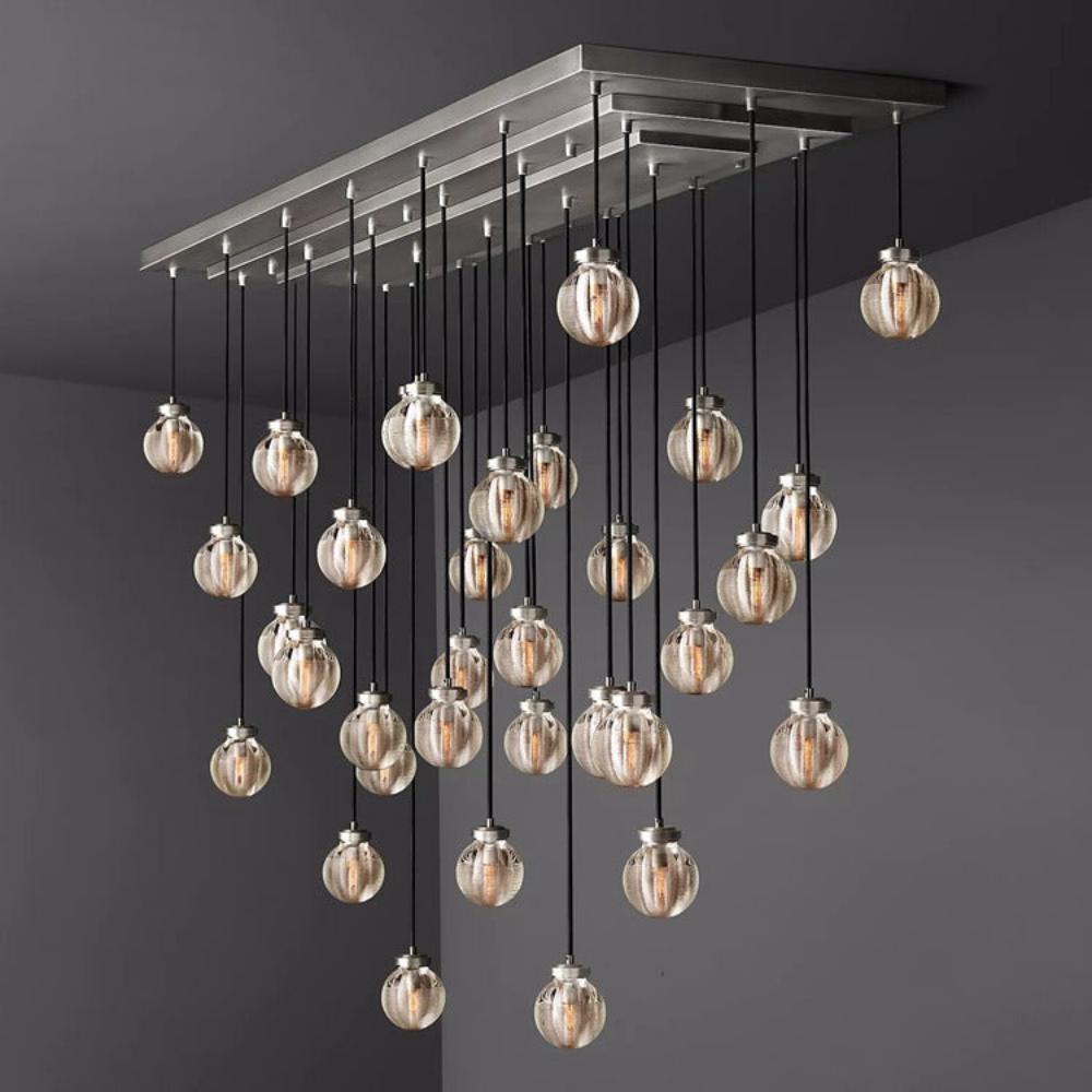 Pearl Linear Glass Chandelier