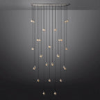 Pearl Linear Glass Chandelier
