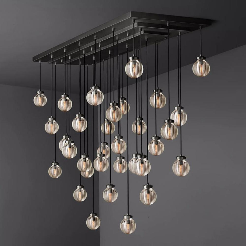 Pearl Linear Glass Chandelier
