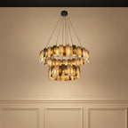 Vanna — Spanish Alabaster Ring Chandelier